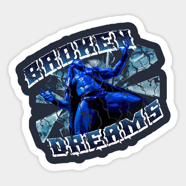 Broken Dreams Sticker by Mercado Graphic Design